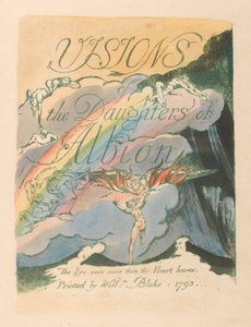 Visions of the Daughters of Albion, Plate 2, Title Page